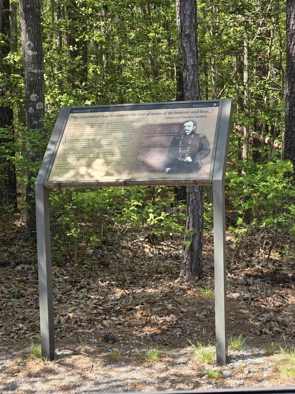 "My command had to lament the loss of some of it's bravest and best..." Marker. Click for full size. "My command had to lament the loss of some of it's bravest and best..." Marker image. Click for full size.