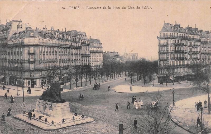 Panorama de la Place du Lion de Belfort image. Click for full size.