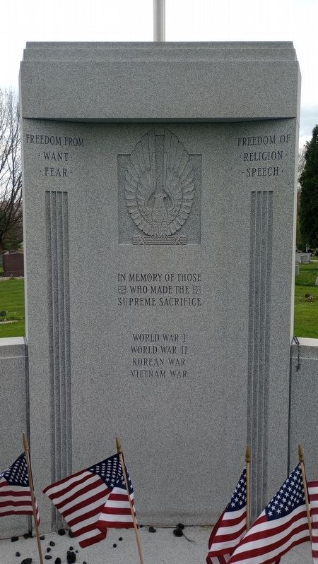Veterans Memorial Marker. Click for full size. Veterans Memorial Marker image. Click for full size.