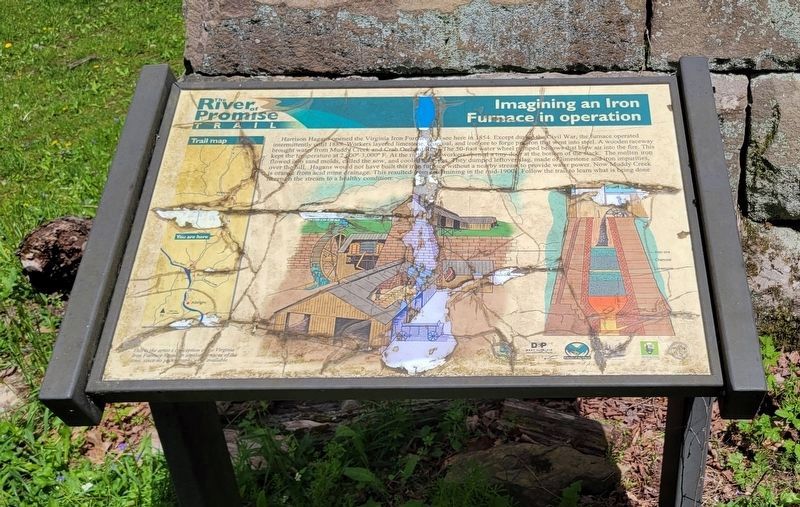 Imagining an Iron Furnace in Operation Marker. Click for full size. Imagining an Iron Furnace in Operation Marker image. Click for full size.