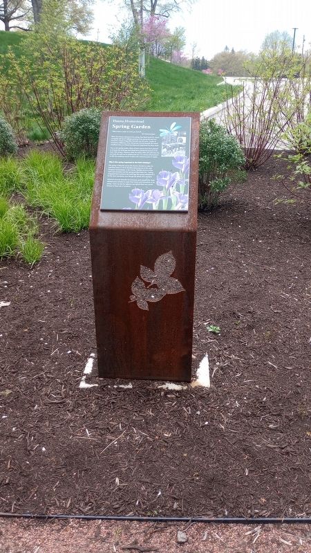 Spring Garden Marker. Click for full size. Spring Garden Marker image. Click for full size.