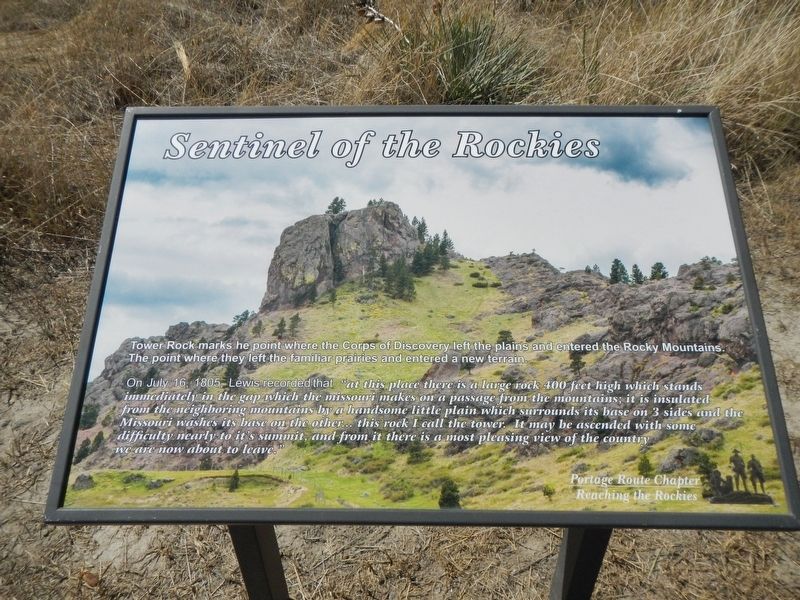 Sentinel of the Rockies Marker. Click for full size. Sentinel of the Rockies Marker image. Click for full size.