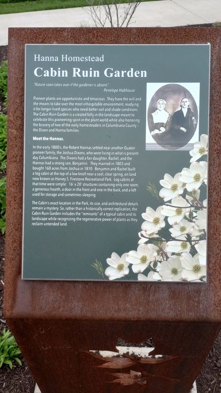 Cabin Ruin Garden Marker. Click for full size. Cabin Ruin Garden Marker image. Click for full size.