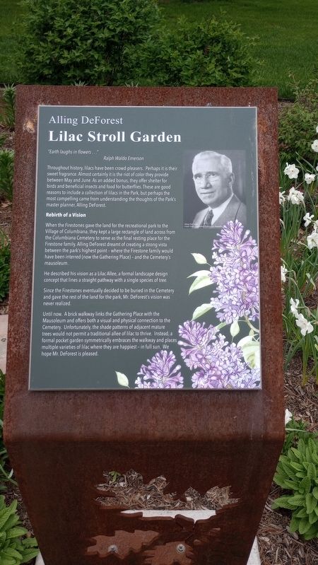 Lilac Stroll Garden Marker image. Click for full size.