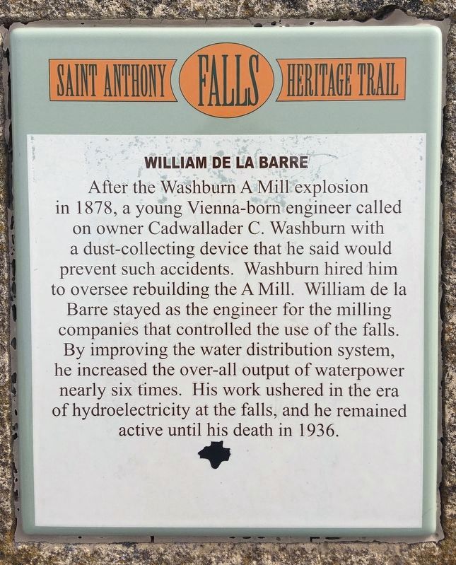 William de la Barre Marker. Click for full size. William de la Barre Marker image. Click for full size.