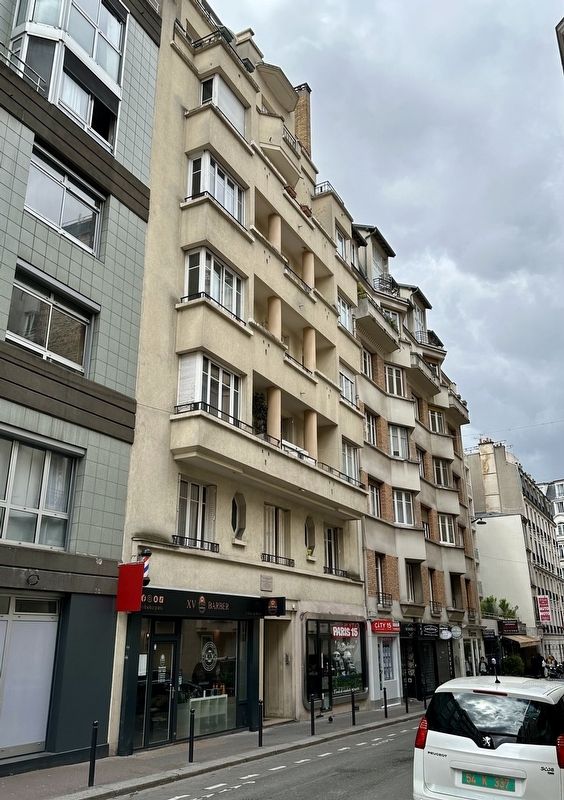 Walter Benjamin Marker - wider view image. Click for full size.