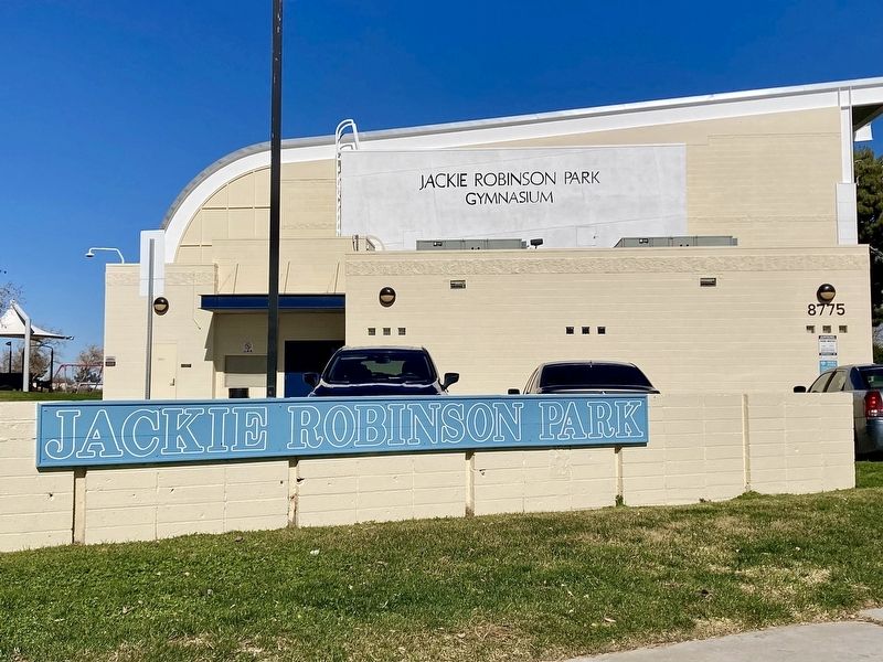 Jackie Robinson Park and Gymnasium. Click for full size. Jackie Robinson Park and Gymnasium image. Click for full size.