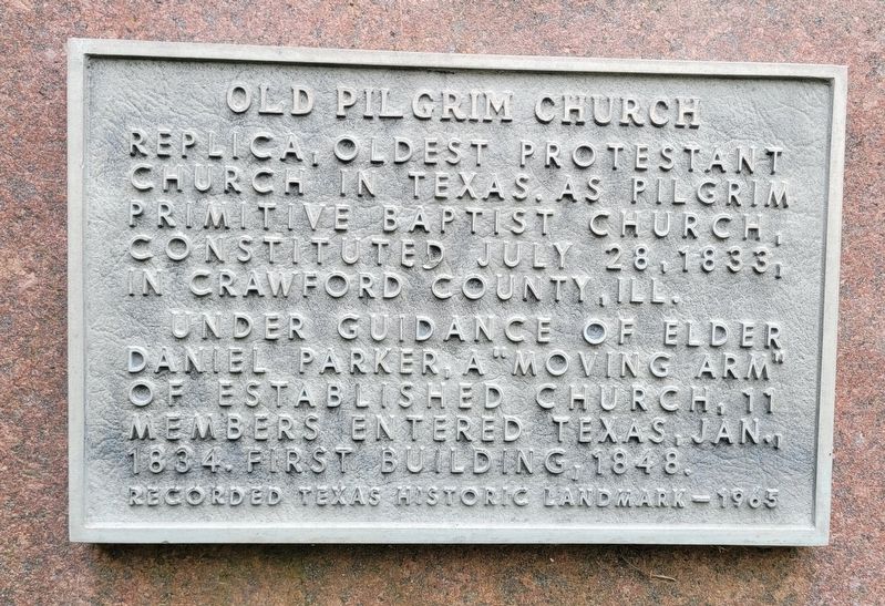 Old Pilgrim Church Marker image. Click for full size.