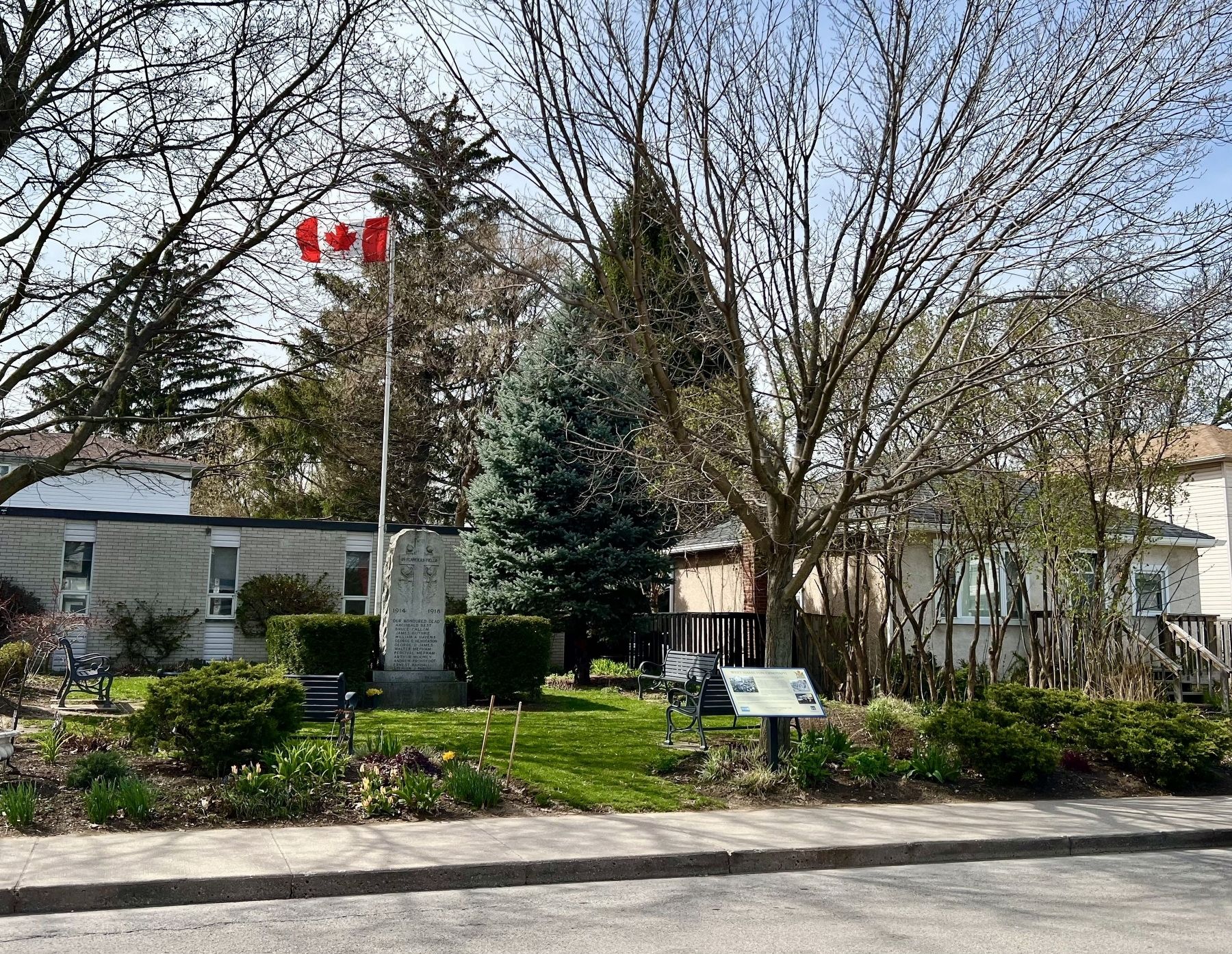 West Hamilton Cenotaph Marker image. Click for full size.