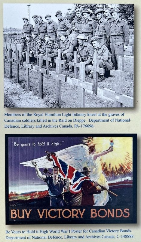 West Hamilton Cenotaph marker photo detail image. Click for full size.