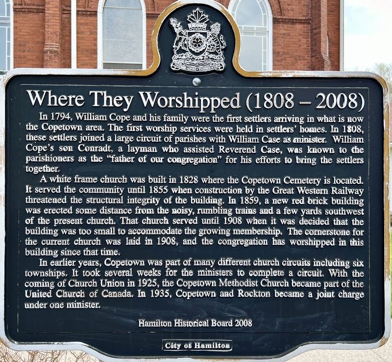 Where They Worshipped (1808-2008) Marker. Click for full size. Where They Worshipped (1808-2008) Marker image. Click for full size.