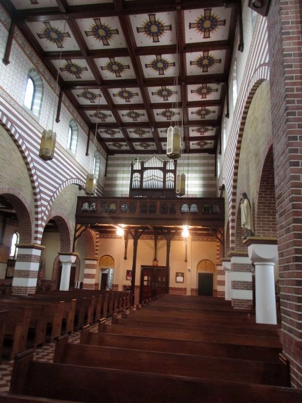 Saint Peter's Catholic Church interior. Click for full size. Saint Peter's Catholic Church interior image. Click for full size.