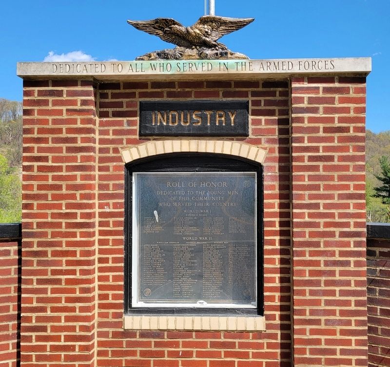 Industry Roll of Honor Marker image. Click for full size.