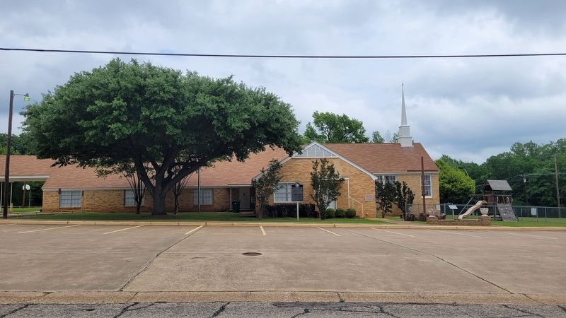 The Westwood United Methodist Church and Marker image. Click for full size.