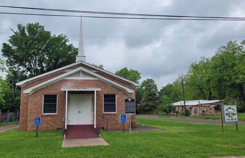 The view of the Pilgrim Hill Baptist Church from the street. Click for full size. The view of the Pilgrim Hill Baptist Church from the street image. Click for full size.