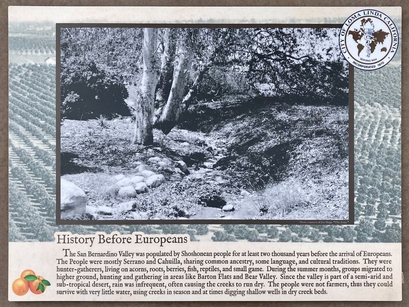 History Before Europeans Marker image. Click for full size.