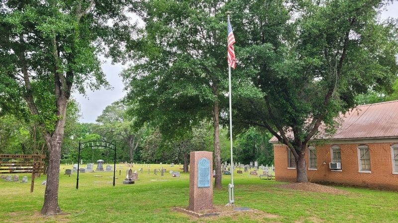 In Honor of the Veterans Buried at Pilgrim Marker. Click for full size. In Honor of the Veterans Buried at Pilgrim Marker image. Click for full size.
