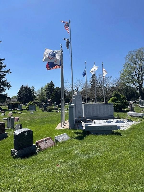 Assyrian American Veterans Memorial. Click for full size. Assyrian American Veterans Memorial image. Click for full size.