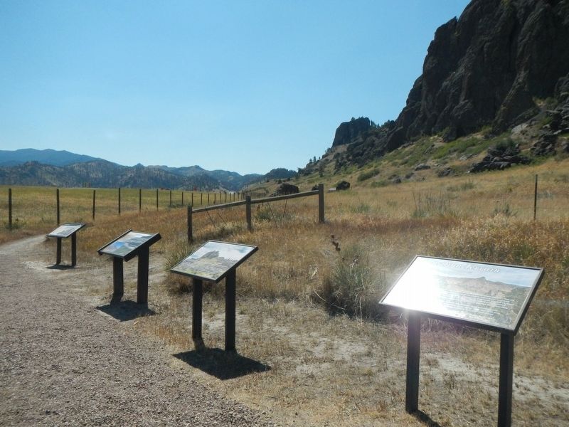 From Indian Trail to Highways Marker image. Click for full size.