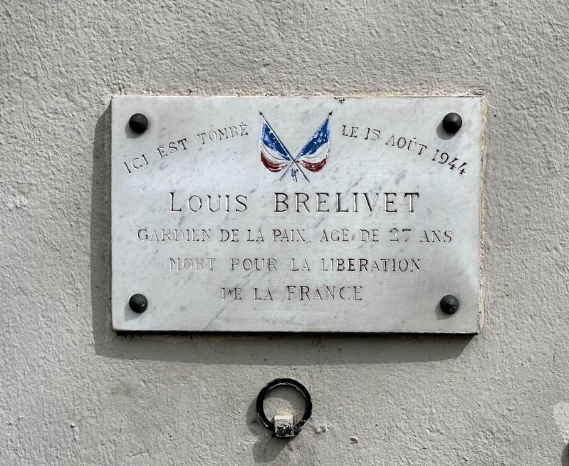 Louis Brelivet Marker image. Click for full size.