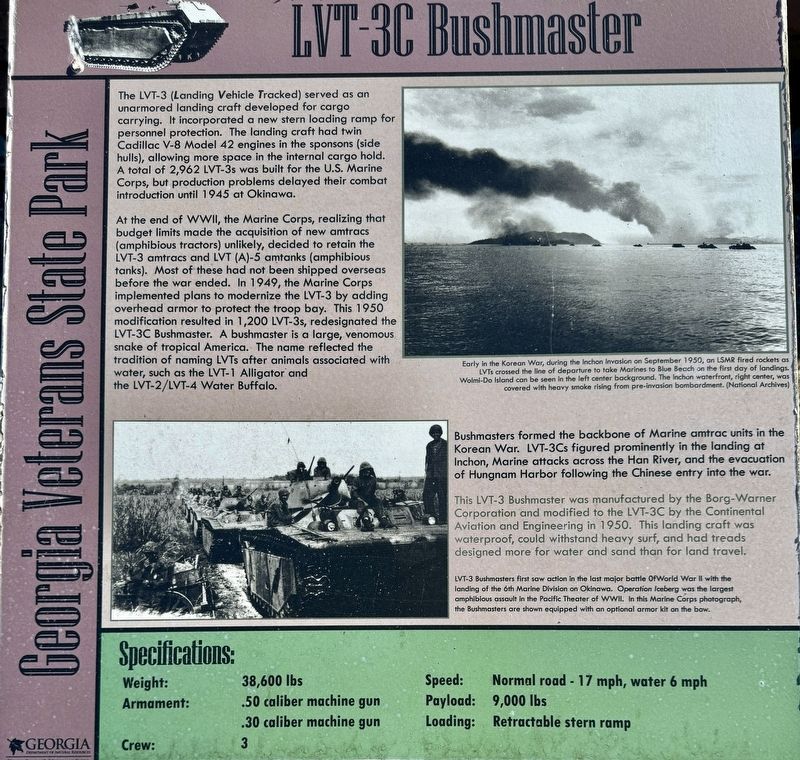 LVT-3C Bushmaster Marker image. Click for full size.
