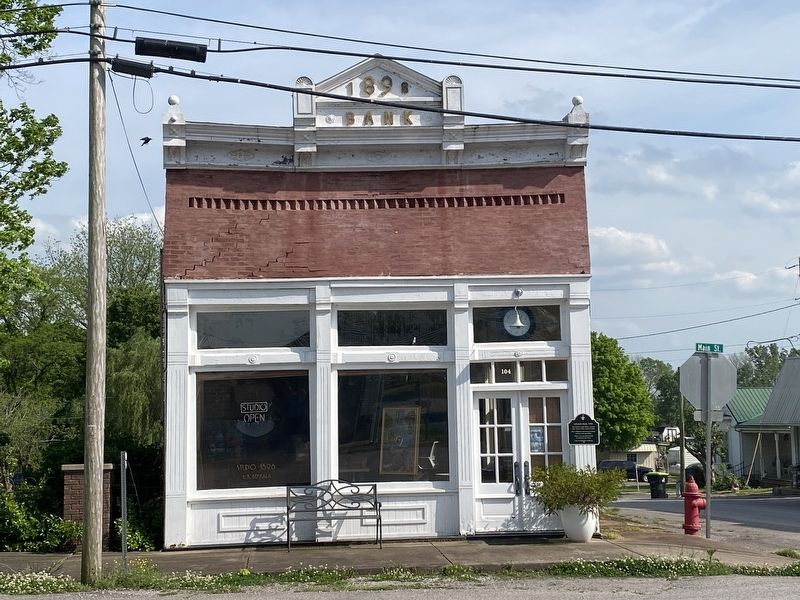 LaFayette Bank, 1898 Marker image. Click for full size.