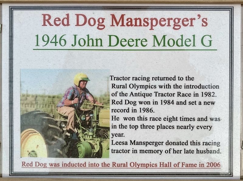 1946 John Deere Model G Marker image. Click for full size.