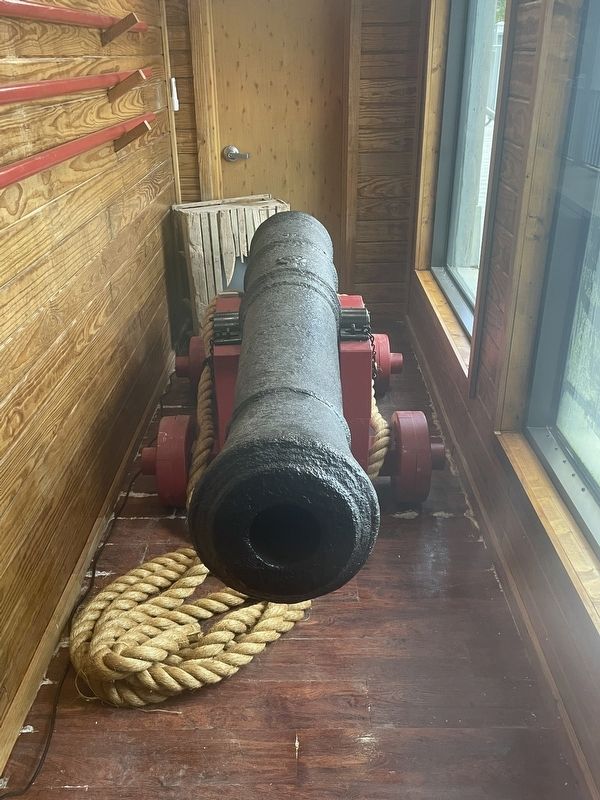 HMS Fowey Cannon. Click for full size. HMS Fowey Cannon image. Click for full size.