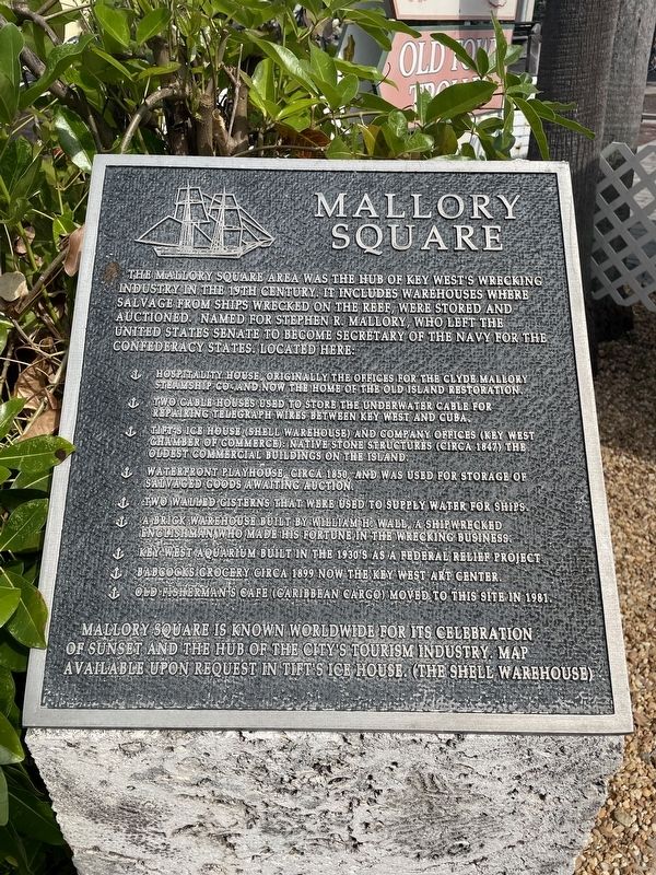 Mallory Square Marker image. Click for full size.