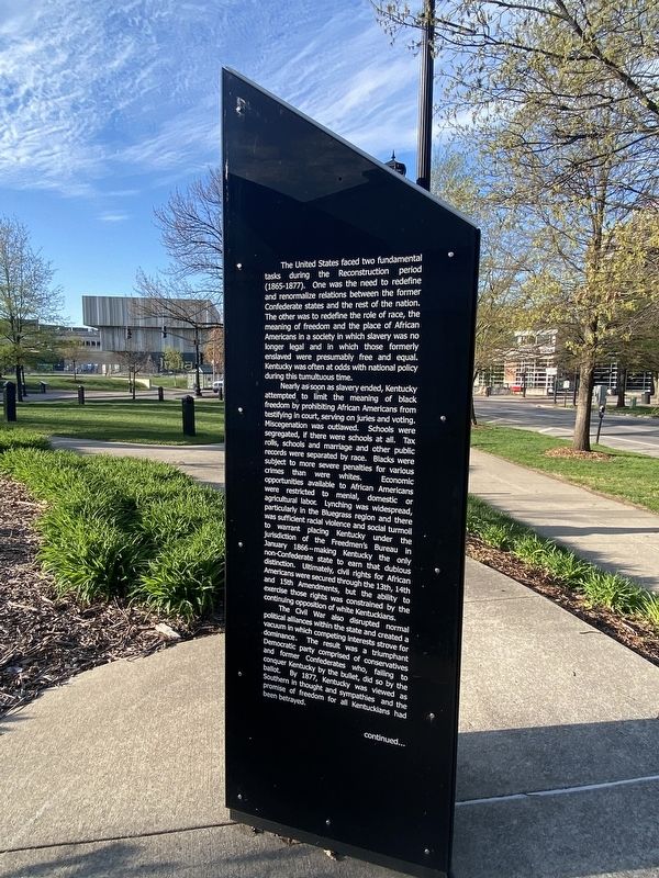 Freedom Park: A Journey to Freedom Marker image. Click for full size.