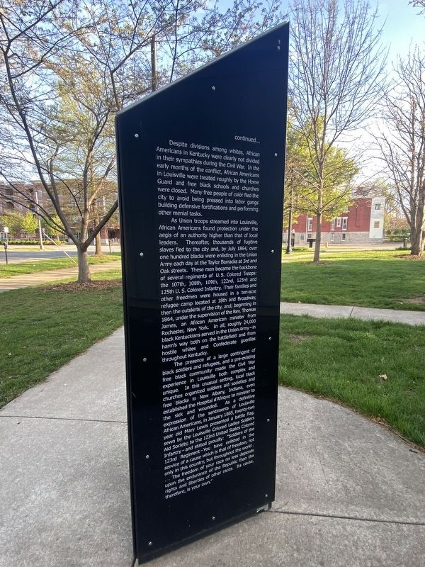 Freedom Park: A Journey to Freedom Marker. Click for full size. Freedom Park: A Journey to Freedom Marker image. Click for full size.