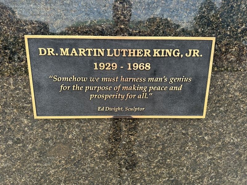 Center Statue Plaque. Click for full size. Center Statue Plaque image. Click for full size.