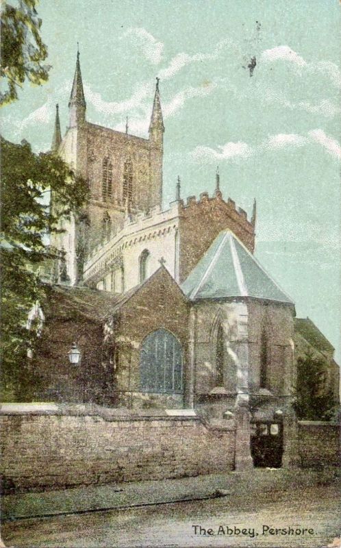 The Abbey, Pershore. Click for full size. The Abbey, Pershore image. Click for full size.