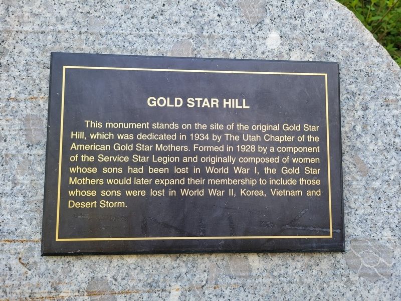 Gold Star Hill Marker image. Click for full size.