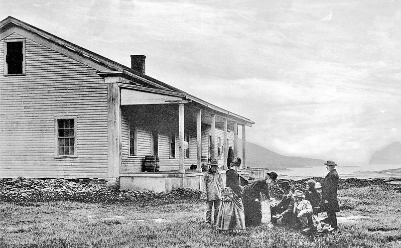Barracks at Isthmus - circa 1887. Click for full size. Barracks at Isthmus - circa 1887 image. Click for full size.