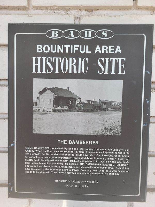 The Bamberger Marker. Click for full size. The Bamberger Marker image. Click for full size.