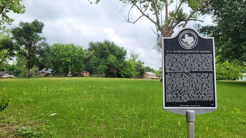 N. A. Banks Elementary School Marker image. Click for full size.