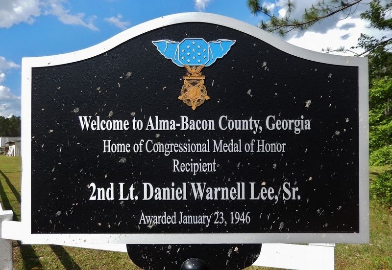 2nd Lt. Daniel Warnell Lee, Sr. Marker image. Click for full size.