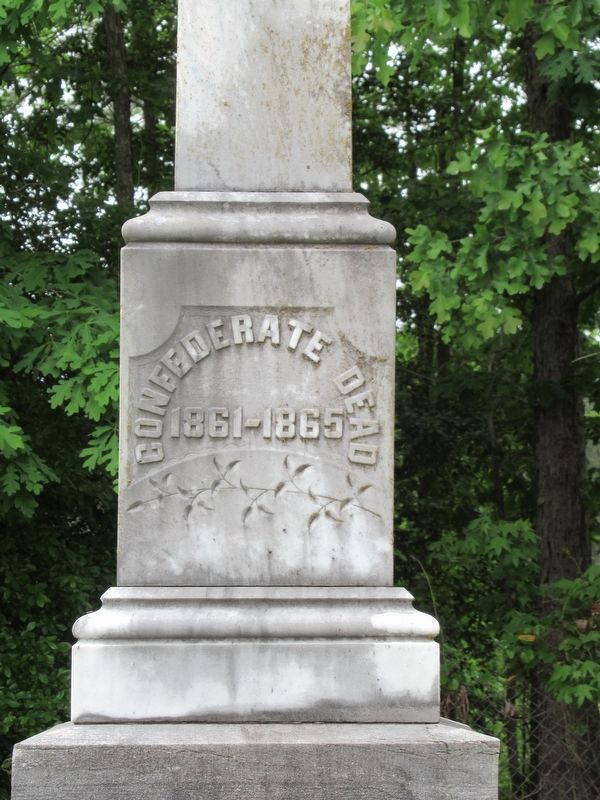 Front of Confederate Dead 1861-1865 Marker image. Click for full size.