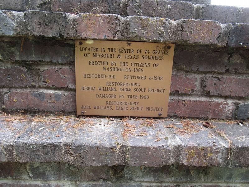 Back Side of Confederate Dead 1861-1865 Marker. Click for full size. Back Side of Confederate Dead 1861-1865 Marker image. Click for full size.