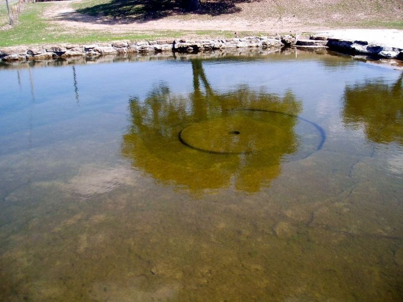 Gideon Thorp's Arrastre in a wet creek image. Click for full size.