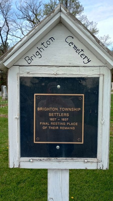 Brighton Cemetery Marker image. Click for full size.