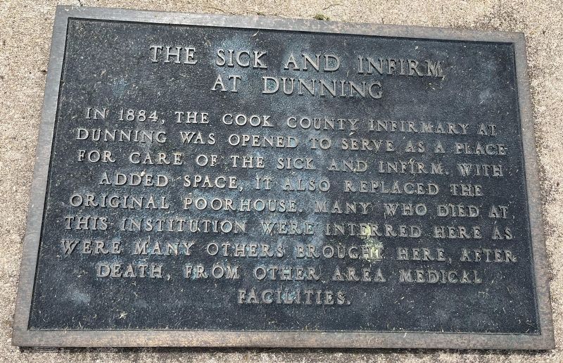 The Sick and Infirm at Dunning Marker image. Click for full size.