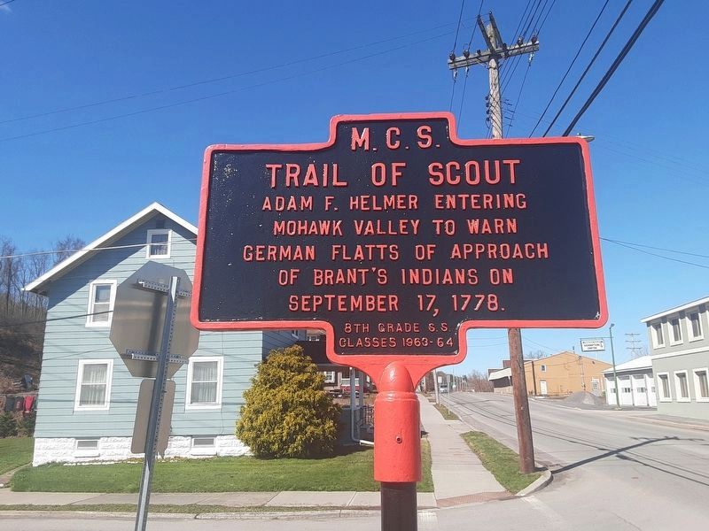 Trail of Scout Marker. Click for full size. Trail of Scout Marker image. Click for full size.