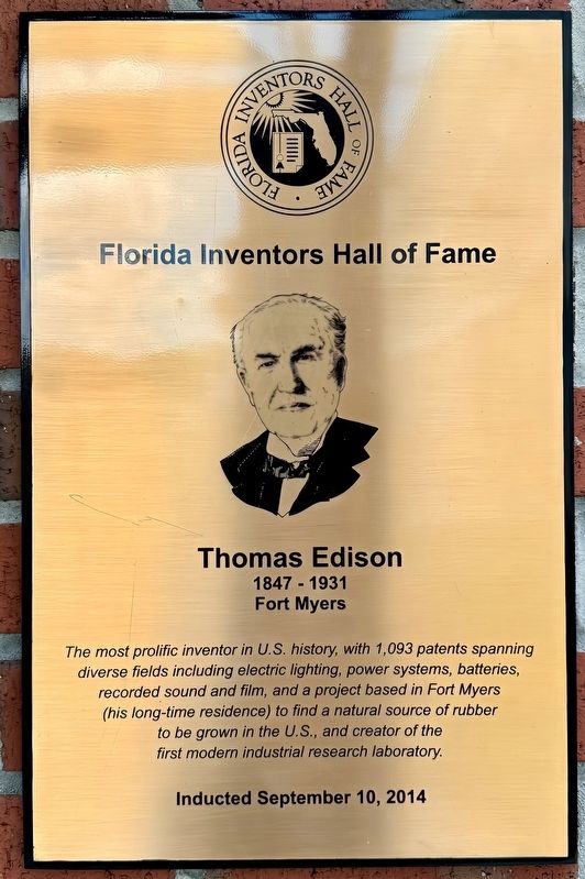 Thomas Edison Marker image. Click for full size.