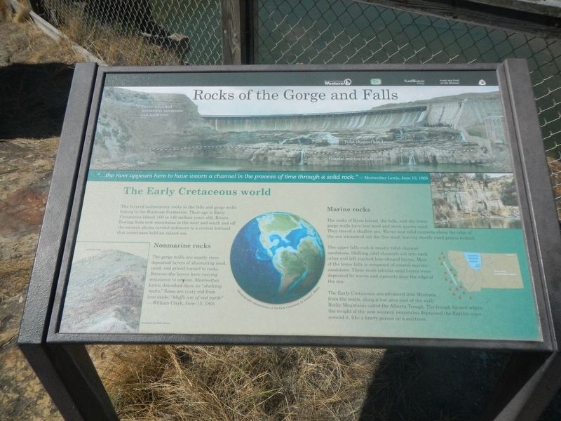 Rocks of the Gorge and Falls Marker image. Click for full size.