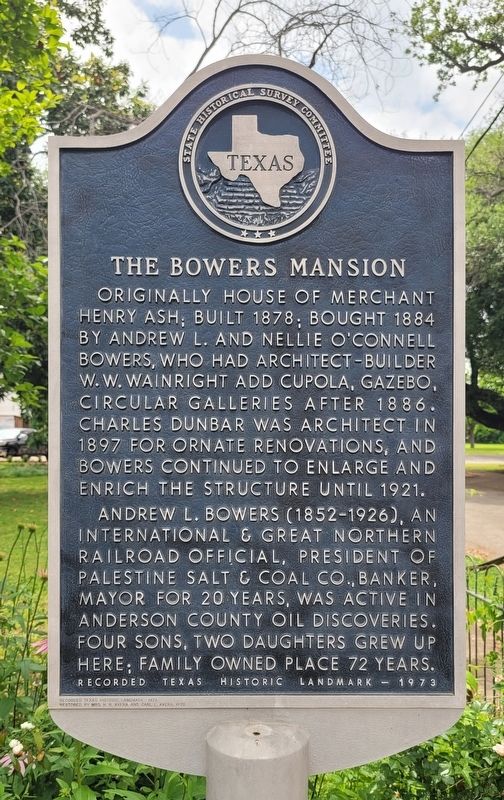 The Bowers Mansion Marker image. Click for full size.