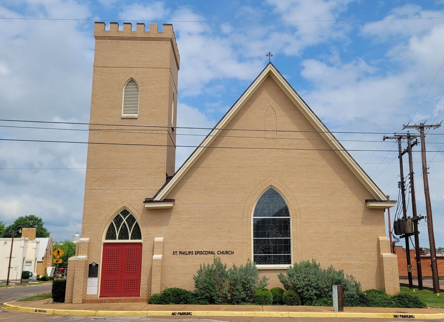 The St. Philips Episcopal Church of Palestine. Click for full size. The St. Philips Episcopal Church of Palestine image. Click for full size.