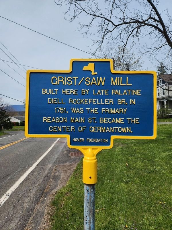 Grist / Saw Mill Marker image. Click for full size.