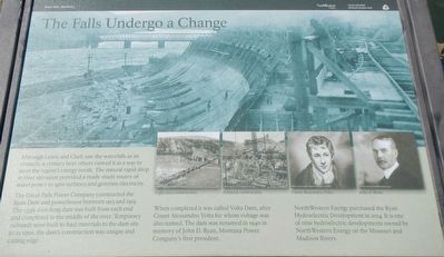The Falls Undergo a Change Marker image. Click for full size.